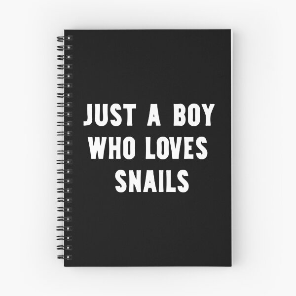 Item preview, Just A Boy Who Loves Snails Funny Snail Lover designed and sold by RareBunny.