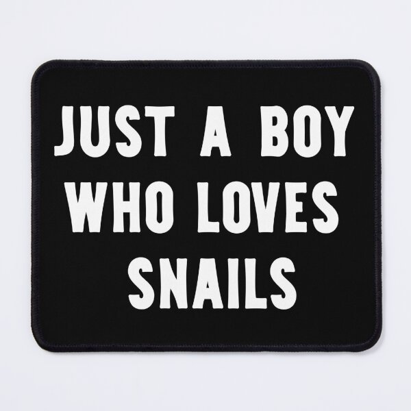 Item preview, Just A Boy Who Loves Snails Funny Snail Lover designed and sold by RareBunny.