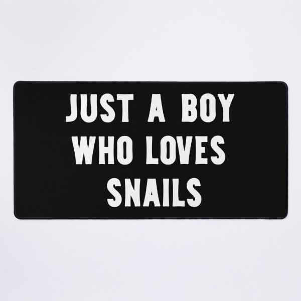 Item preview, Just A Boy Who Loves Snails Funny Snail Lover designed and sold by RareBunny.