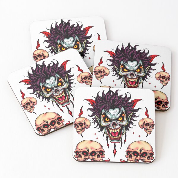 Item preview, Evil Vampire lord Tattoo style Horror art Dracula designed and sold by Vintage Designs +.