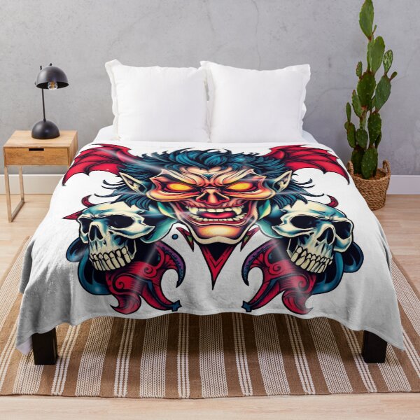 Item preview, Evil Vampire lord Tattoo style Horror art Dracula designed and sold by Vintage Designs +.