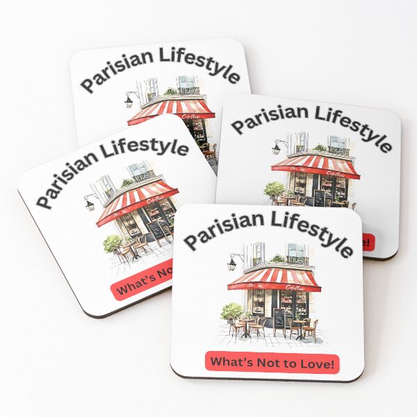 Item preview, Parisian Lifestyle: Café Culture Charm designed and sold by ValhallaPrint.