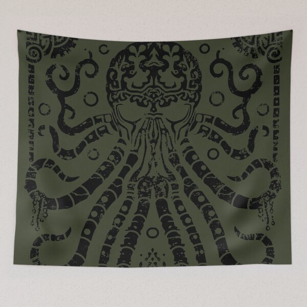 Item preview, Cthulhu - Lovecraft - Tentacle Monster - Eldritch Elder Sign designed and sold by zachholmbergart.