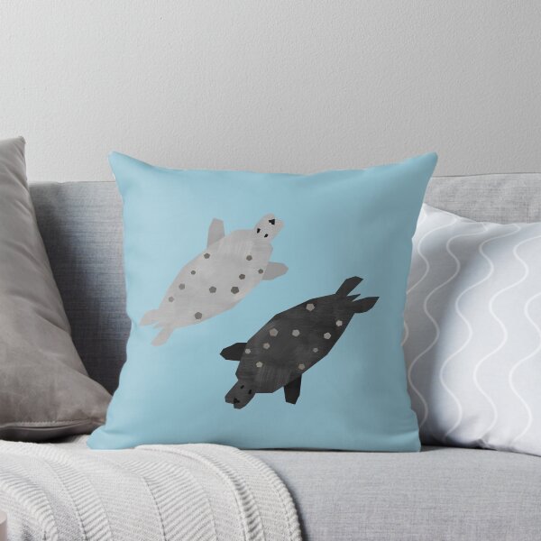 Item preview, pair of male gray seal and female gray seal  designed and sold by histriophoca.