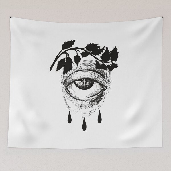 Item preview, Eye in medieval engraving designed and sold by InkMastersHub.com.