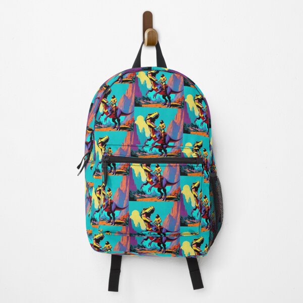 Item preview, Epic Prehistoric Human Riding a Dinosaur – Primal Adventure designed and sold by GrizzlyCollective.