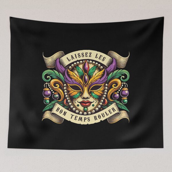 Item preview, Mardi Gras Laissez Les Bon Temps Rouler designed and sold by LuminOrb.