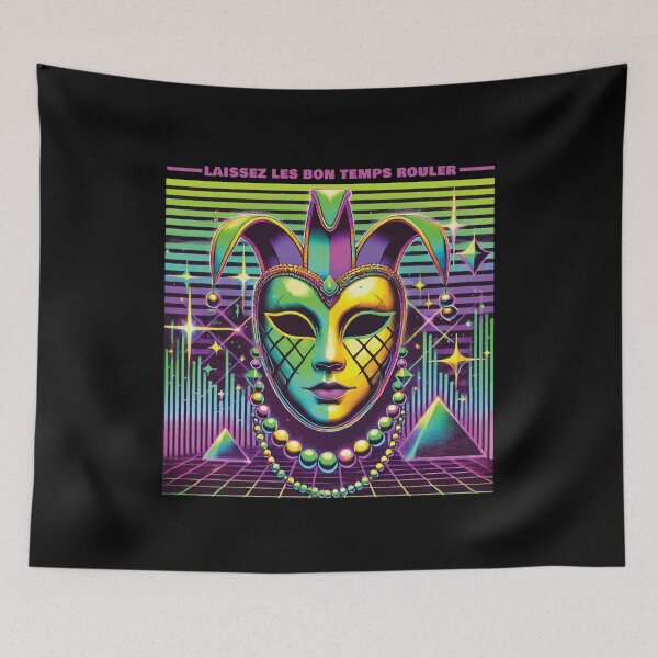 Item preview, Mardi Gras Laissez Les Bon Temps Rouler designed and sold by LuminOrb.