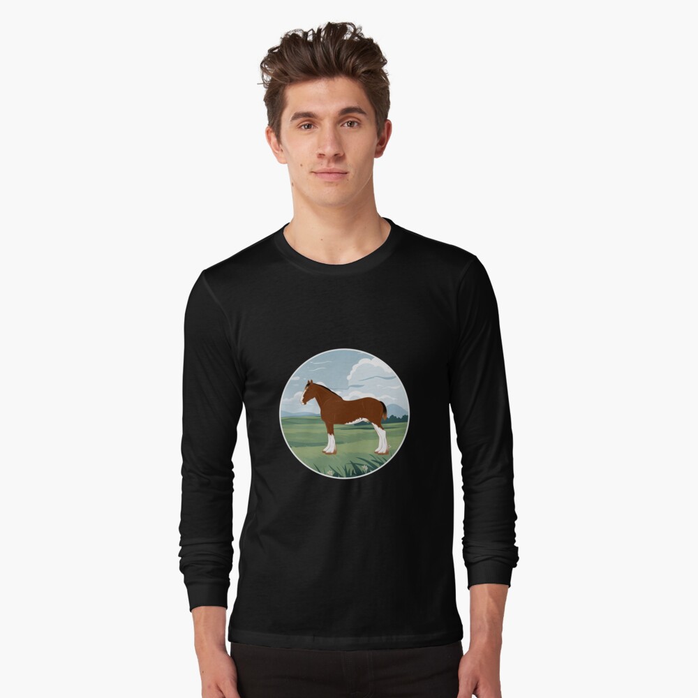 Aperçu de l'œuvre T-shirt manches longues créée et vendue par WebEquitation.