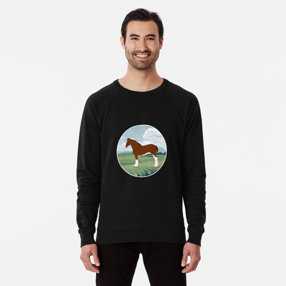 Aperçu de l'œuvre Sweatshirt léger créée et vendue par WebEquitation.
