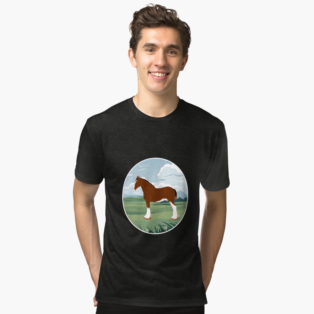 Aperçu de l'œuvre T-shirt chiné créée et vendue par WebEquitation.