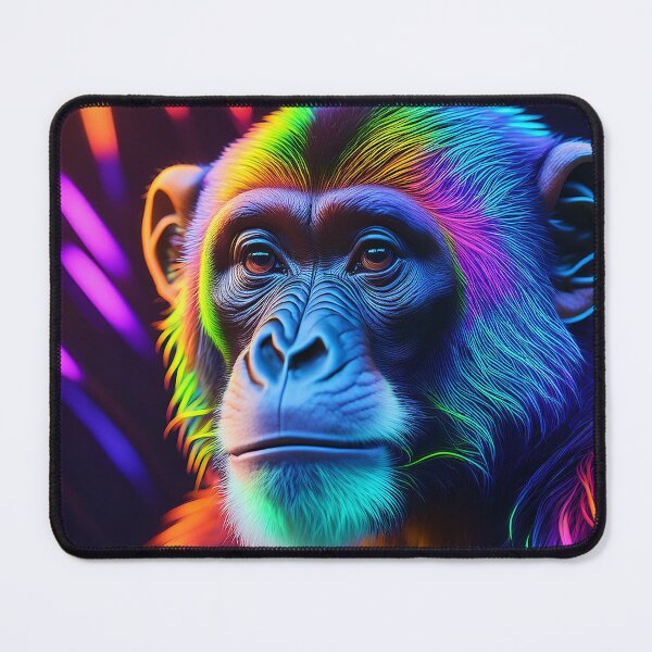 Item preview, Party Animal | Glowing Neon Monkey Collection | Hyperrealistic designed and sold by monkeybusiness.pt.