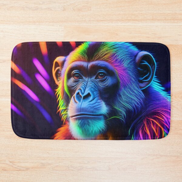 Item preview, Party Animal | Glowing Neon Monkey Collection | Hyperrealistic designed and sold by monkeybusiness.pt.