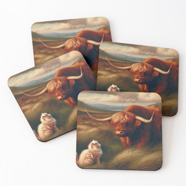 Item preview, "Unlikely Companions in the Highland Breeze" designed and sold by mustardseed-410.