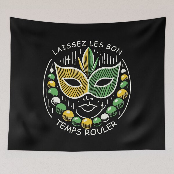 Item preview, Mardi Gras Laissez Les Bon Temps Rouler designed and sold by LuminOrb.