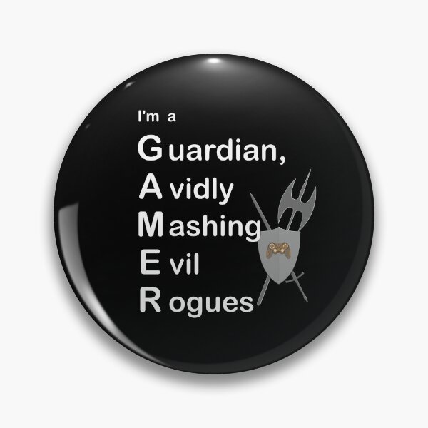 Item preview, I'm A Gamer Mashing Evil Rogues designed and sold by TheAcronymystic.