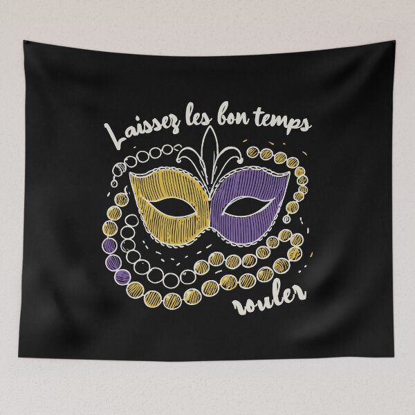 Item preview, Mardi Gras Laissez Les Bon Temps Rouler designed and sold by LuminOrb.