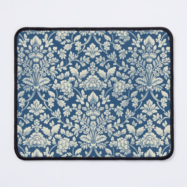 Item preview, Blue Floral Damask designed and sold by Angry Swan Designs.
