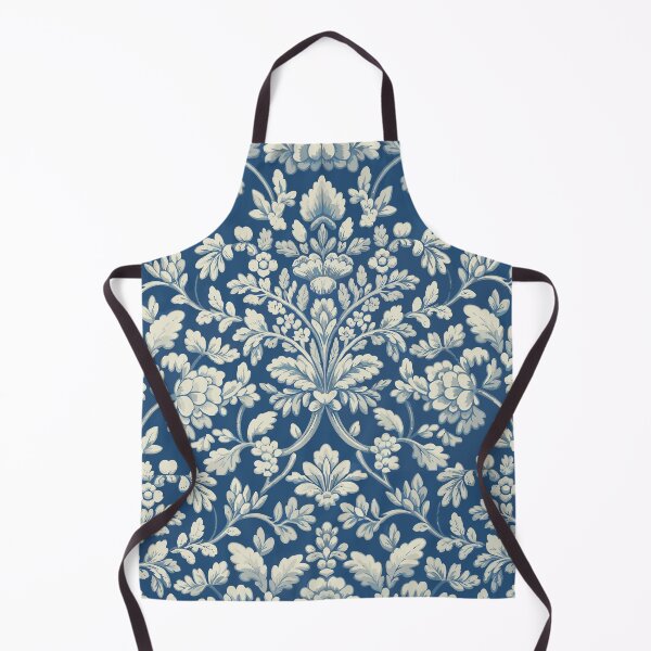 Item preview, Blue Floral Damask designed and sold by Angry Swan Designs.