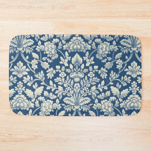 Item preview, Blue Floral Damask designed and sold by Angry Swan Designs.