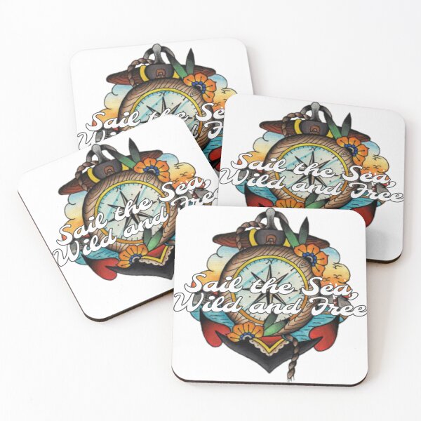 Item preview, Sail the Sea, Wild and Free designed and sold by Dennoir.