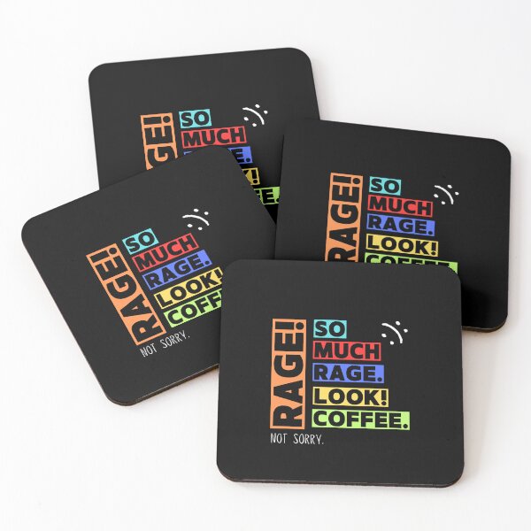 Item preview, Rage and Coffee - Not Sorry Collection by Linavi designed and sold by Linavi.