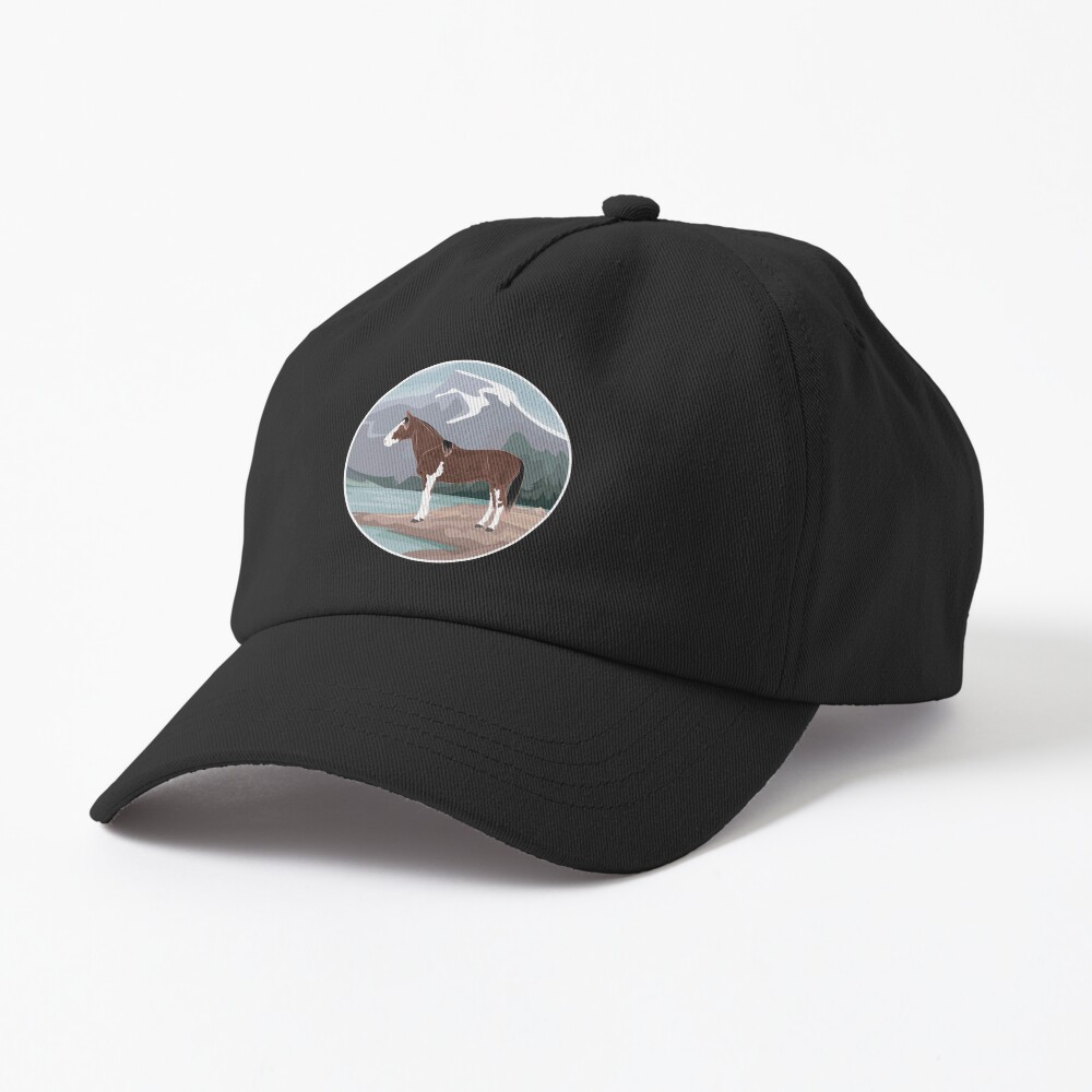 Aperçu de l'œuvre Casquette Dad Hat créée et vendue par WebEquitation.