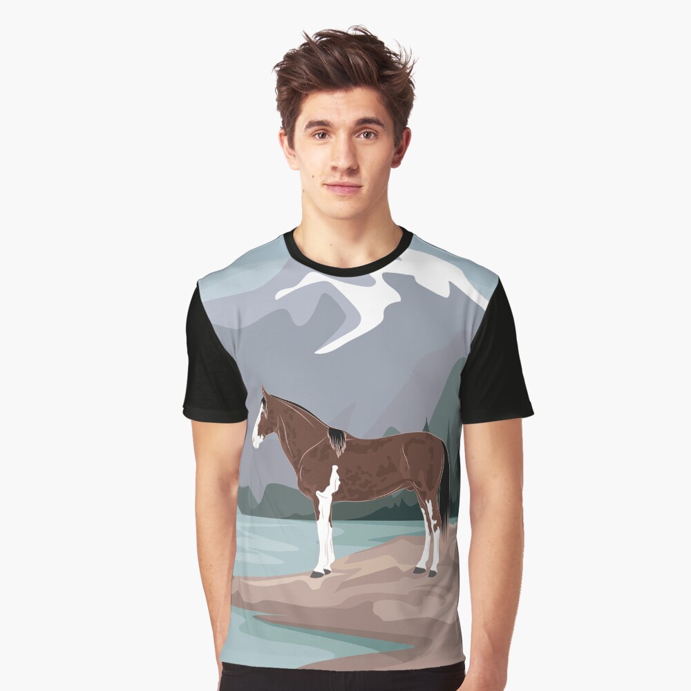 Aperçu de l'œuvre T-shirt graphique créée et vendue par WebEquitation.