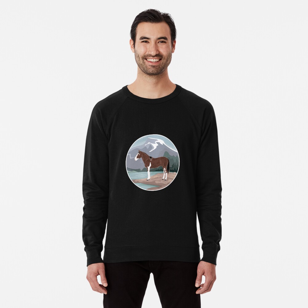 Aperçu de l'œuvre Sweatshirt léger créée et vendue par WebEquitation.
