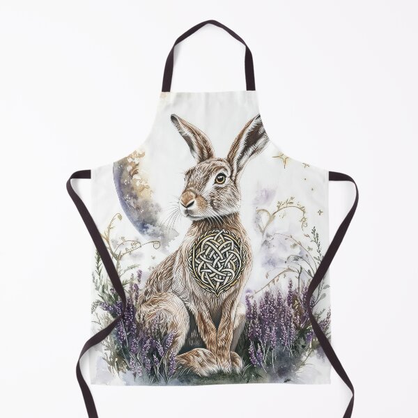 Item preview, Celtic Pagan Hare sat in Heather designed and sold by thewandswant.