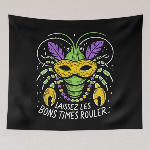 Item preview, Mardi Gras Laissez Les Bons Times Rouler designed and sold by LuminOrb.