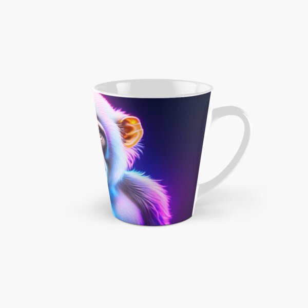 Item preview, White | Glowing Neon Monkey Collection | Hyperrealistic designed and sold by monkeybusiness.pt.