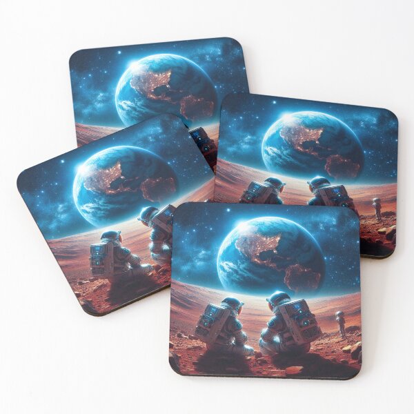 Item preview, Astranauts watching the Earth from the Moon designed and sold by Dogandesighn.