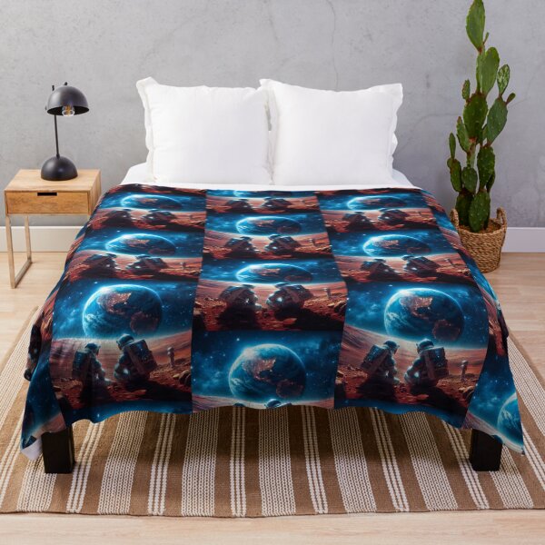 Item preview, Astranauts watching the Earth from the Moon designed and sold by Dogandesighn.