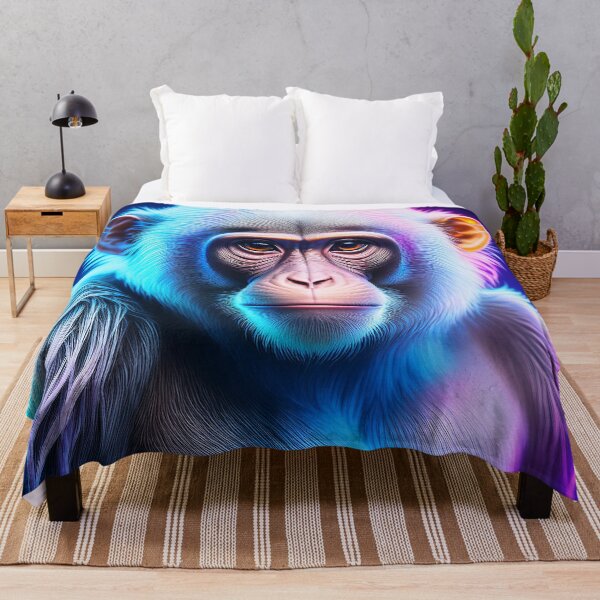 Item preview, White | Glowing Neon Monkey Collection | Hyperrealistic designed and sold by monkeybusiness.pt.