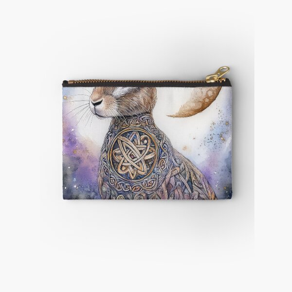 Item preview, Celtic Brown Hare sat in Heather.  designed and sold by thewandswant.