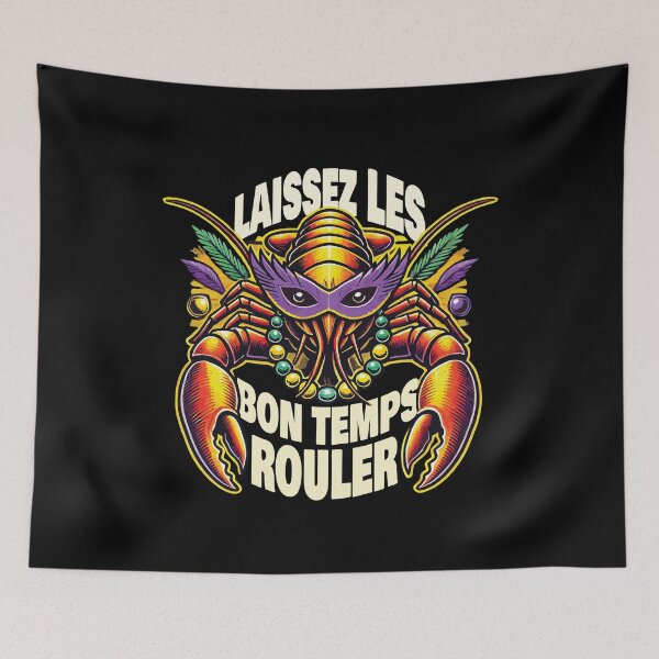 Item preview, Mardi Gras Laissez Les Bon Temps Rouler designed and sold by LuminOrb.