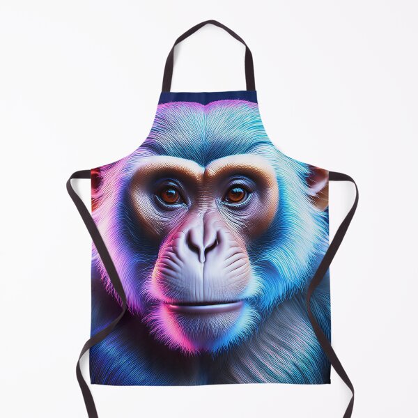Item preview, Pink Blue Gradient | Glowing Neon Monkey Collection | Hyperrealistic designed and sold by monkeybusiness.pt.