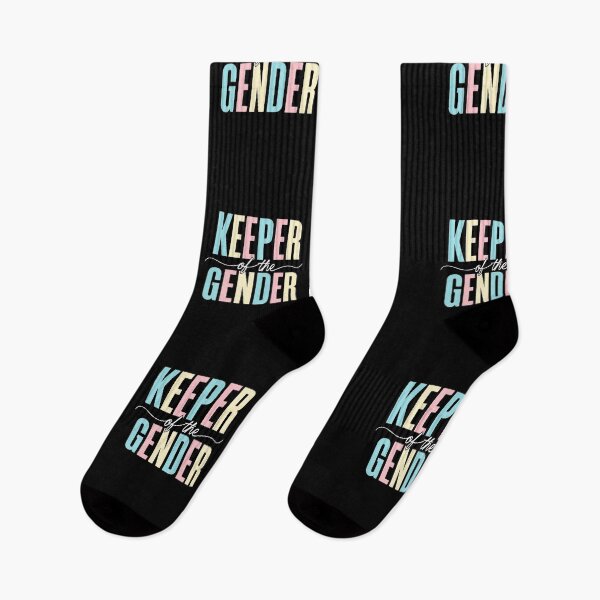 Item preview, Bold "KEEPER of the GENDER" Typography Design – Fun Gender Reveal Announcement designed and sold by Colorful-Garden.