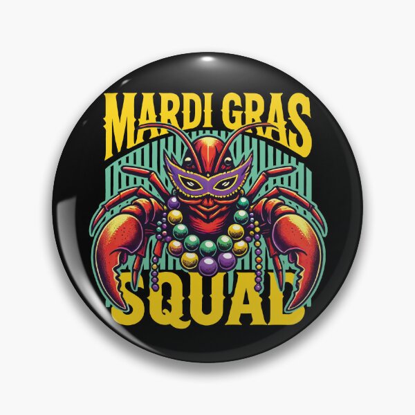 Item preview, Mardi Gras Crayfish Squad Celebration designed and sold by LuminOrb.