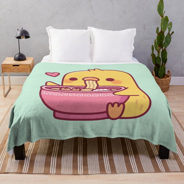 Item preview, Cute Chick Loves Slurping Ramen Noodles designed and sold by rustydoodle.
