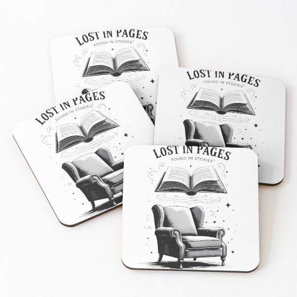 Item preview, Lost in Pages - Found in Stories - Bookworm’s Retreat designed and sold by EnigmaVoid.