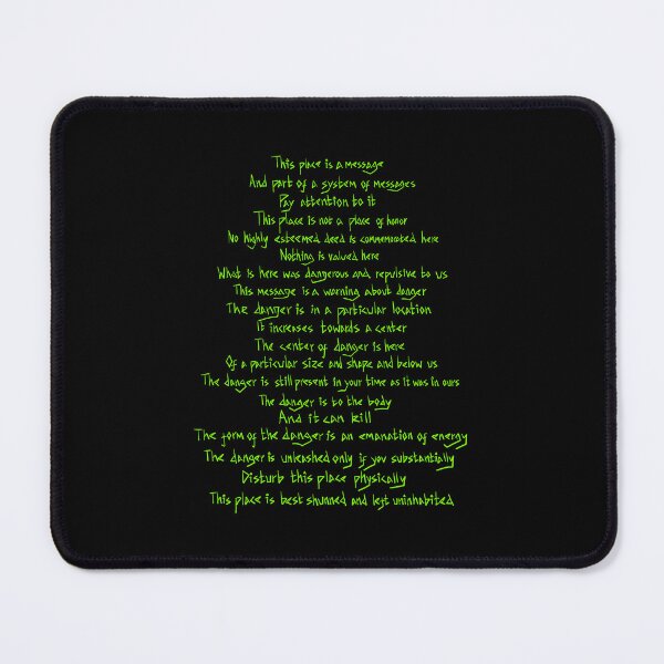 Item preview, Nuclear semiotics full warning message (green) designed and sold by TheDoodlemancer.