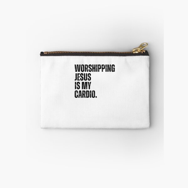 Item preview, Worshipping Jesus is my Cardio funny designed and sold by snowry.