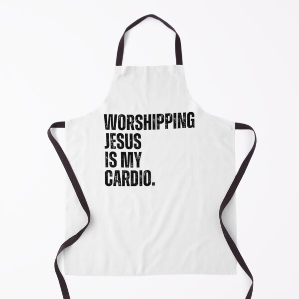 Item preview, Worshipping Jesus is my Cardio funny designed and sold by snowry.