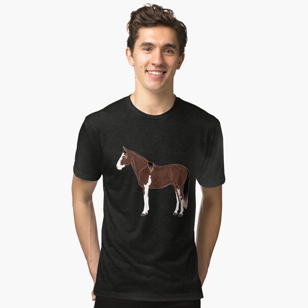 Aperçu de l'œuvre T-shirt chiné créée et vendue par WebEquitation.