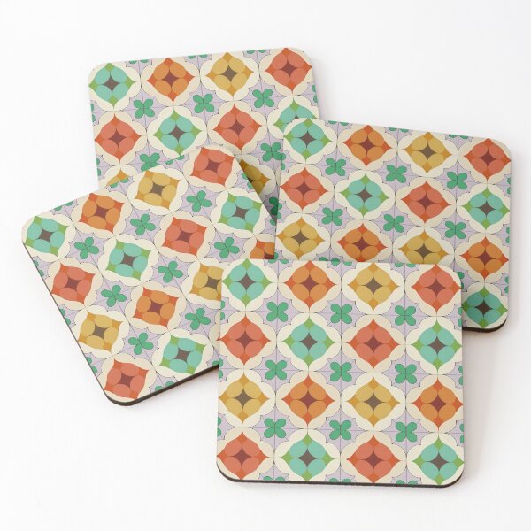 Item preview, Geometric Quatrefoil Pattern designed and sold by Angry Swan Designs.