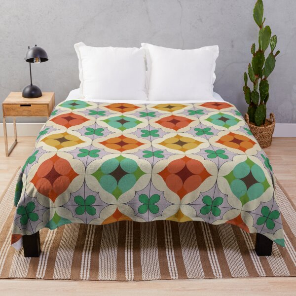 Item preview, Geometric Quatrefoil Pattern designed and sold by Angry Swan Designs.