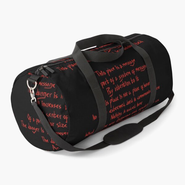Item preview, Nuclear semiotics full warning message (red) designed and sold by TheDoodlemancer.