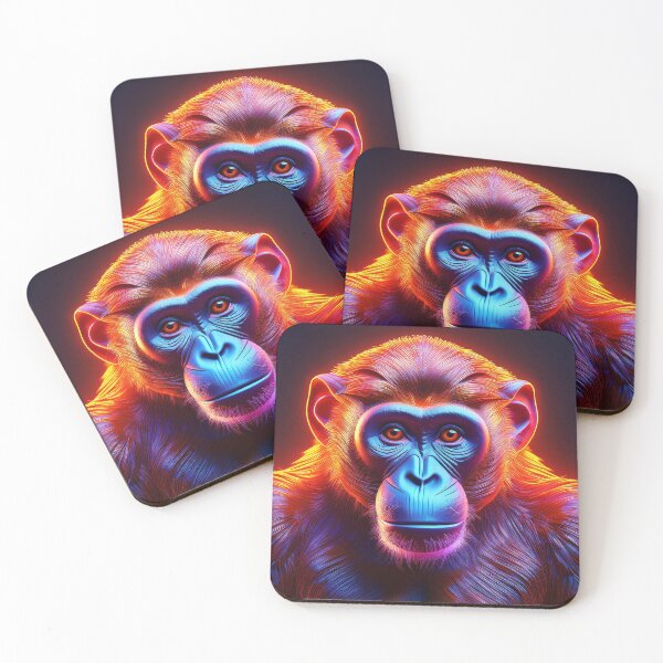Item preview, Lava | Glowing Neon Monkey Collection | Hyperrealistic designed and sold by monkeybusiness.pt.